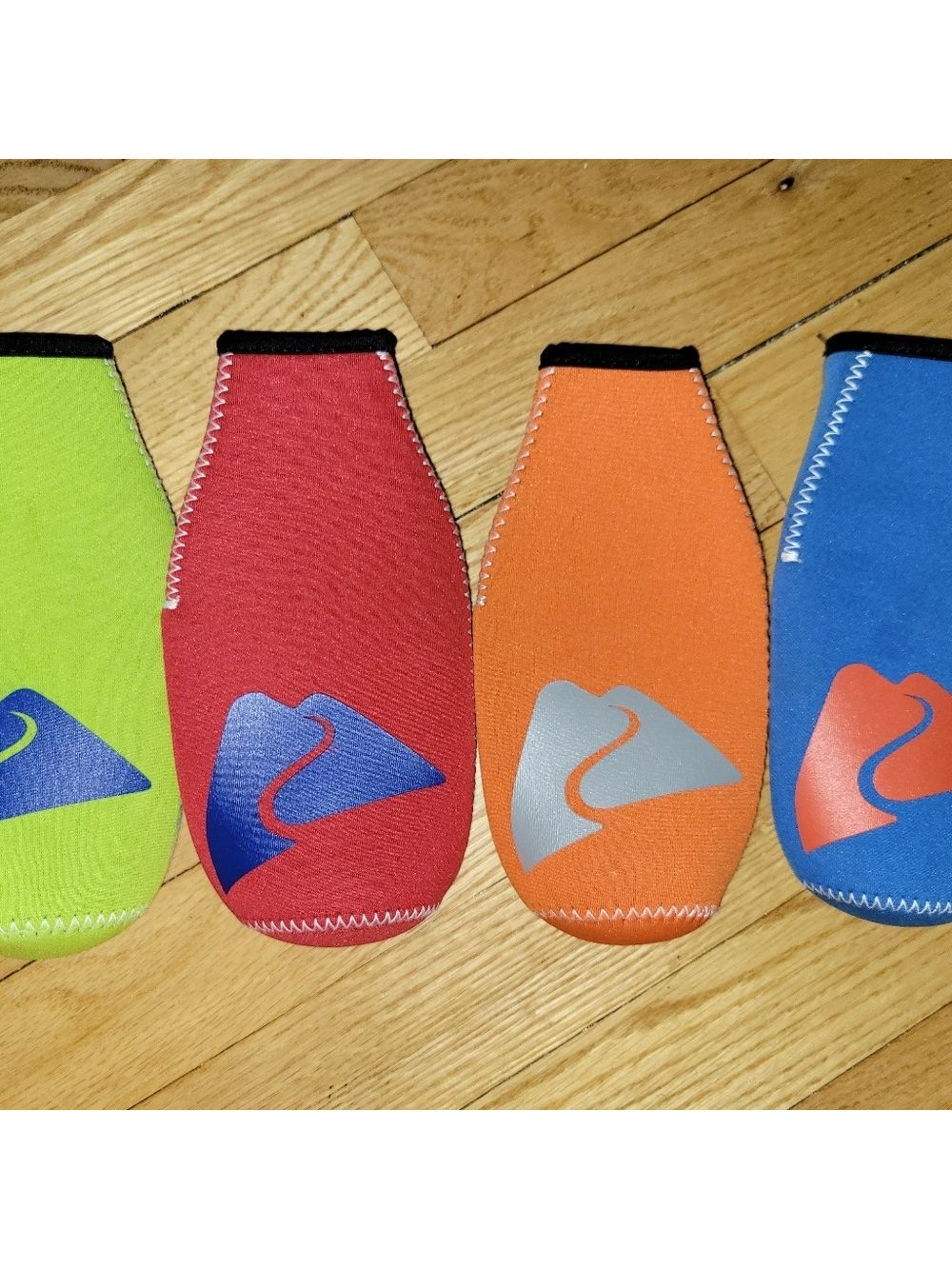 Insulated Zipper Bottle Koozie Set of 4